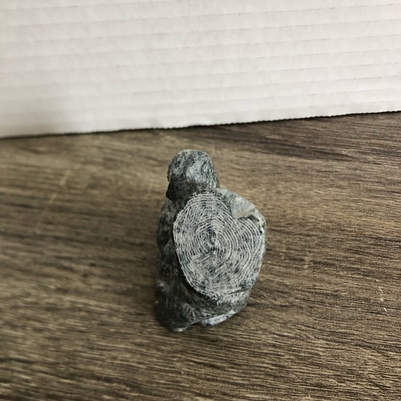 Hand Carved Stone Owl Figurine - Picture 4 of 14